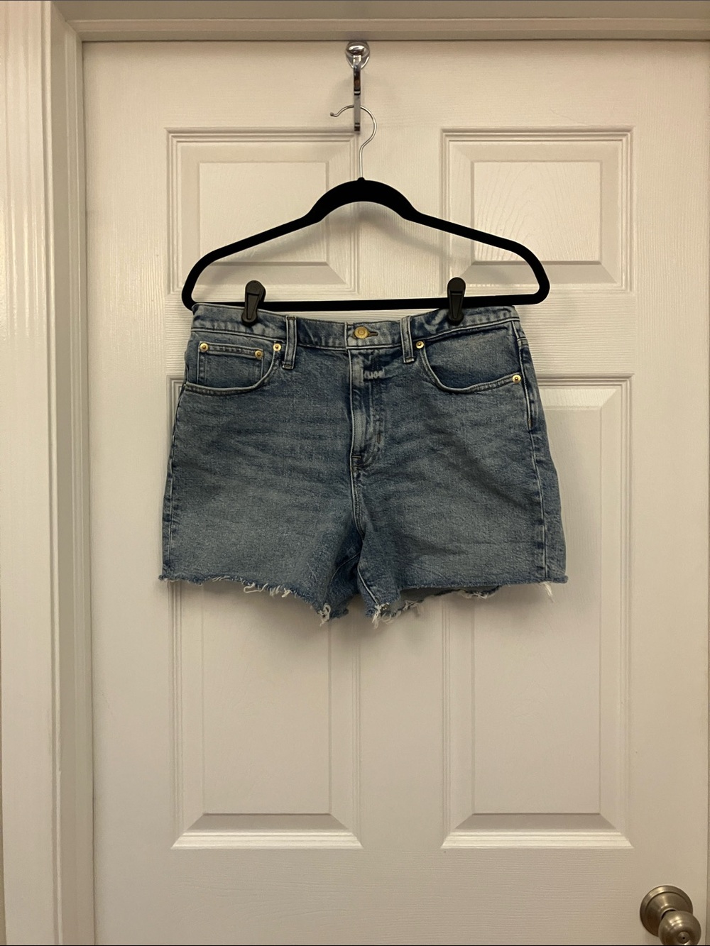 J. Crew High Rise Denim Shorts - Elliot Wash